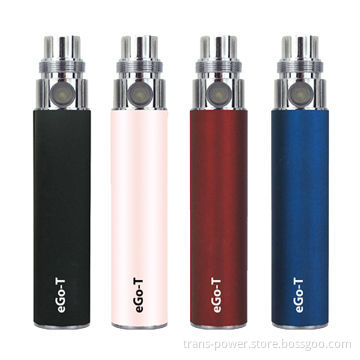 E-cigarette eGo-T Batteries, 650/900/1,100mAh Battery Capacity, 510/eGo Thread